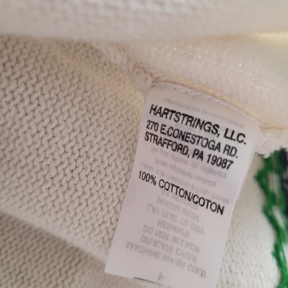 Kids Knitted Poncho with Green Accents - Picture 4 of 5